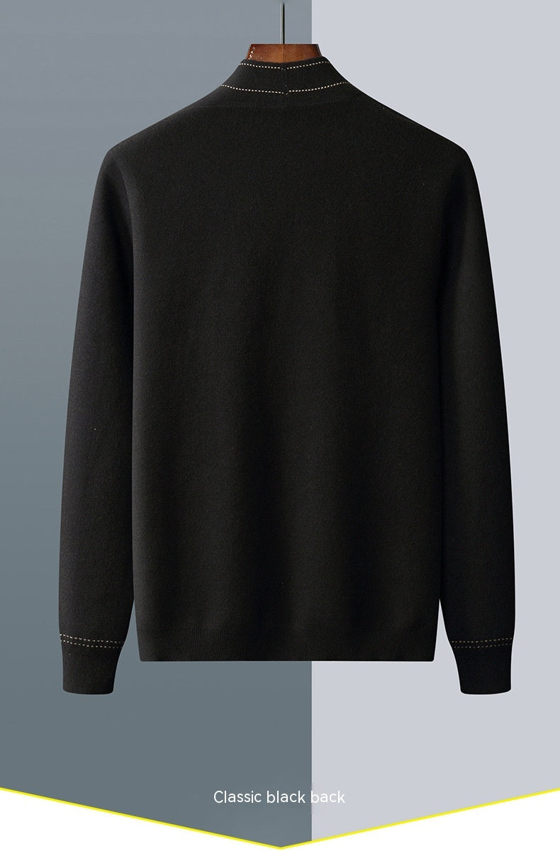 Wollmix Strickjacke mit Knöpfen