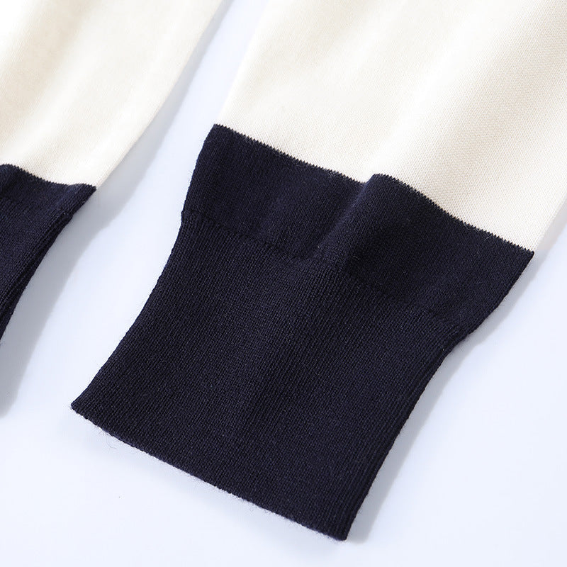 UrbanStoff | Jacquard Slim Strickpullover