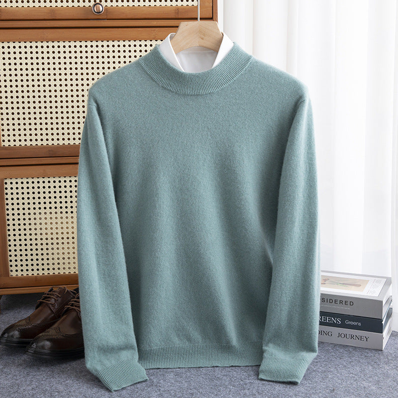 UrbanStoff | Halbkragen Wollpullover