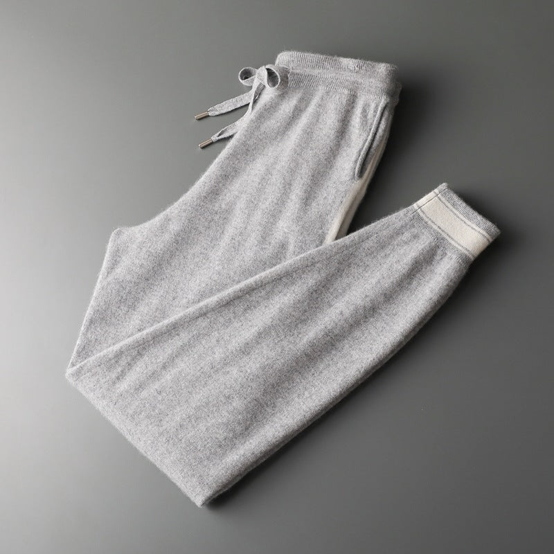 UrbanStoff | Herren Kaschmir Trainingsanzug – Rundhals