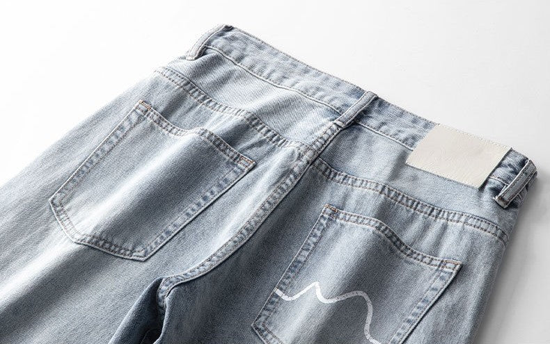 UrbanStoff | Vintage Washed Wide-Leg Hose