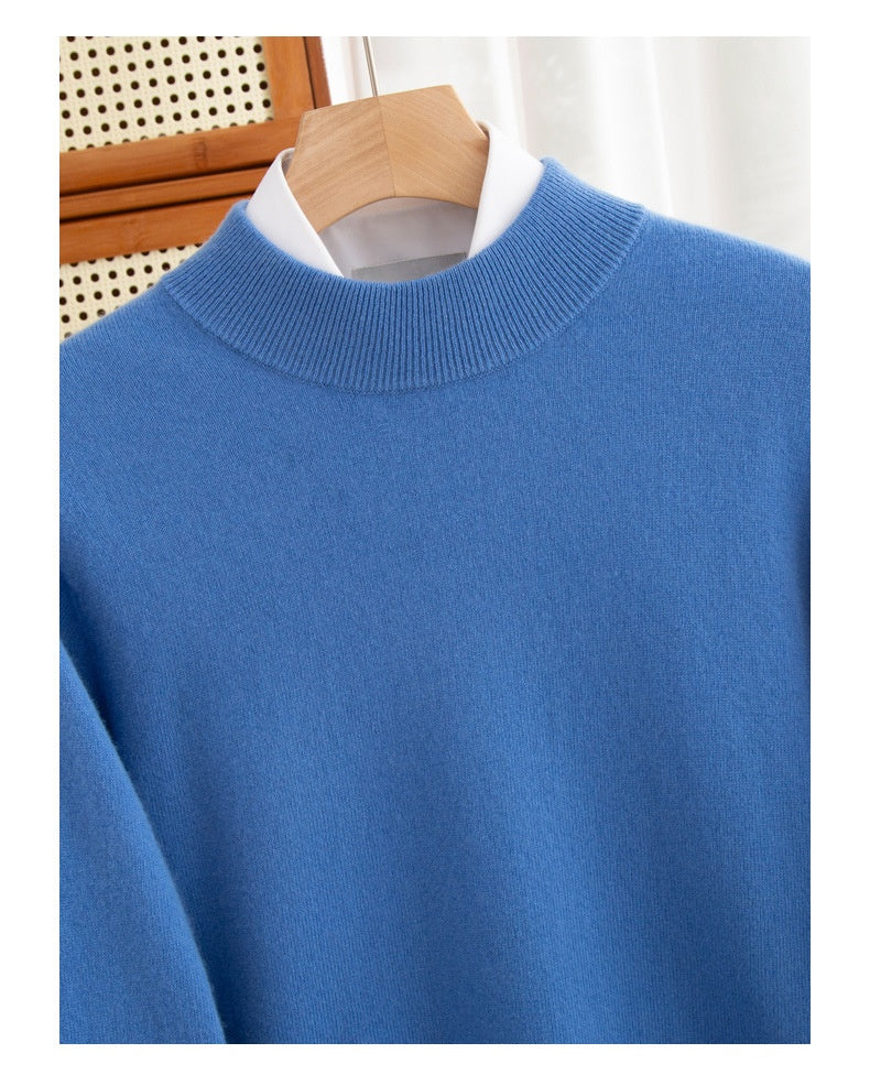 UrbanStoff | Halbkragen Wollpullover