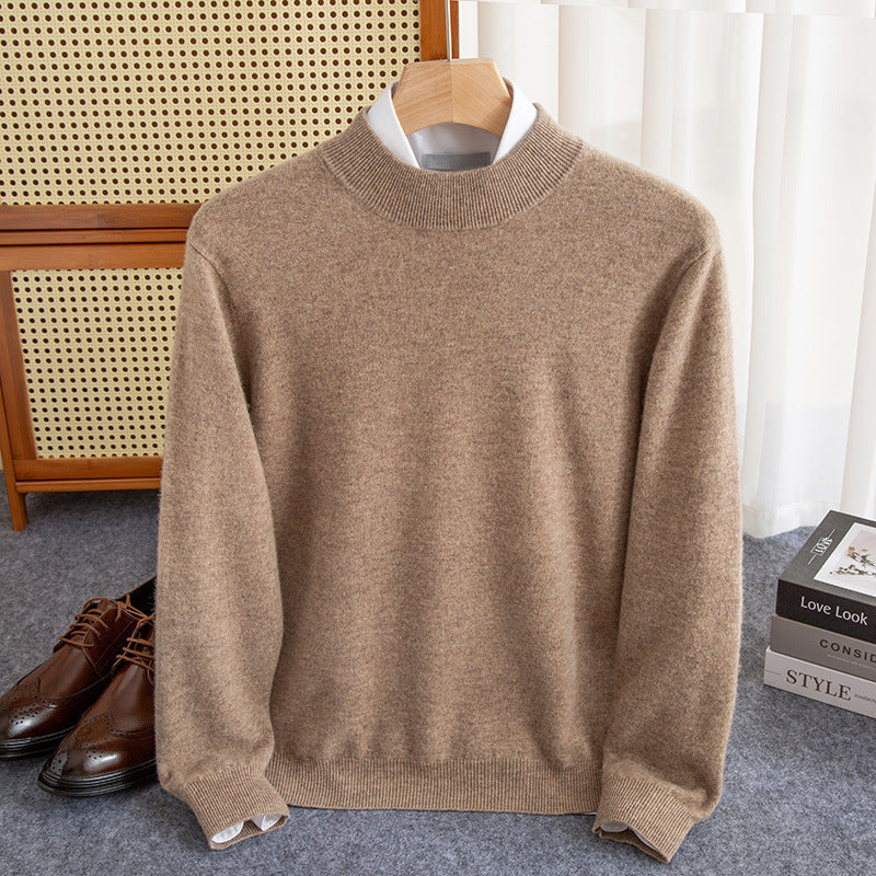 UrbanStoff | Halbkragen Wollpullover