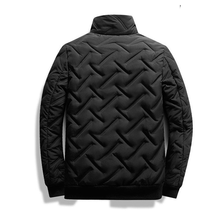 Kurze Stehkragen Pufferjacke