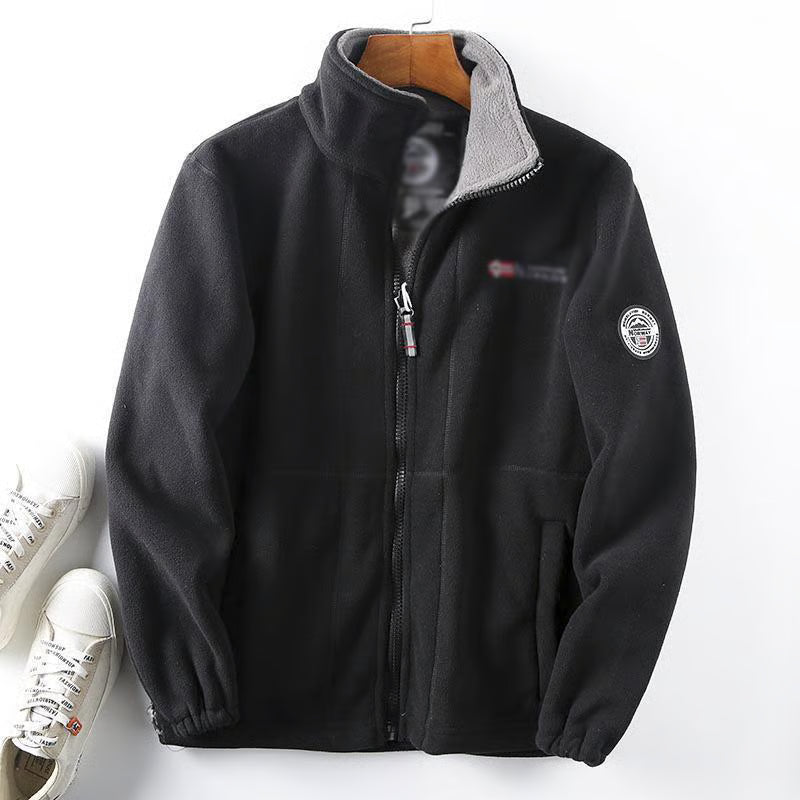 Herren Fleecejacke Wende-Style
