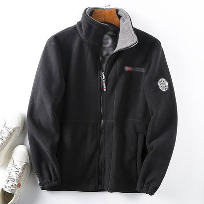Herren Fleecejacke Wende-Style