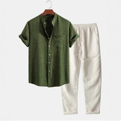 UrbanStoff | Kurzarmhemd & Hosen Set