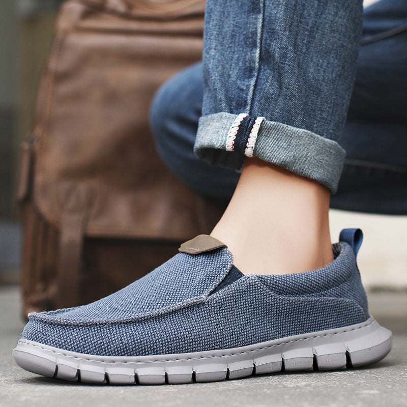 Herren Übergröße Canvas Slipper