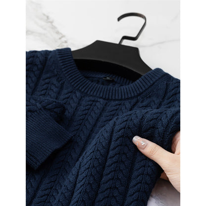 Herren Baumwollpullover Gefüttert Warm