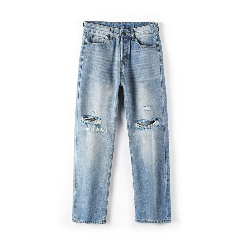UrbanStoff | Ripped Wide-Leg Jeans