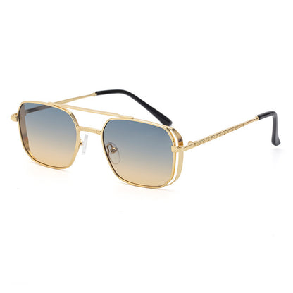 Quadratische Steampunk-Sonnenbrille