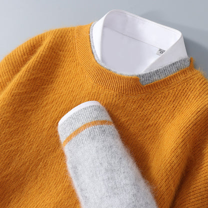 UrbanStoff | Warmer Strickpullover Rundhals