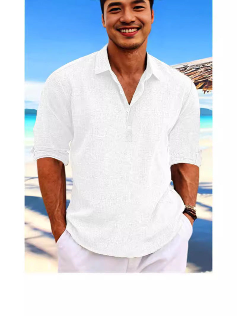 Herren Hemp Langarmshirt – Locker & Bequem