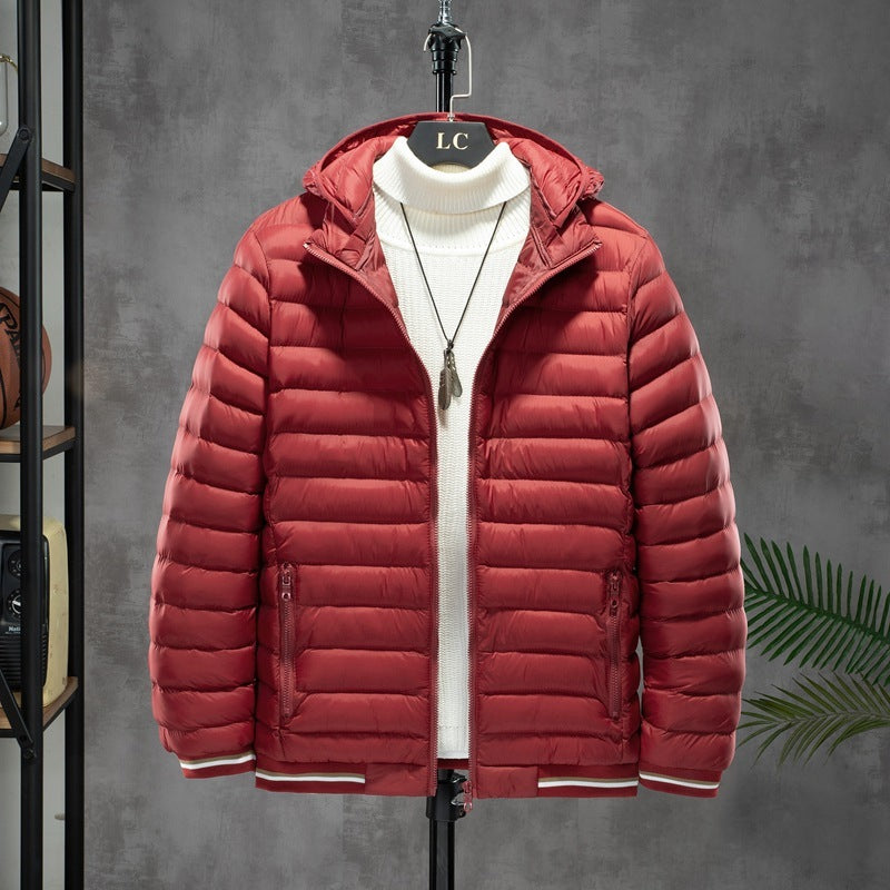 UrbanStoff | Wattierte Jacke mit Kapuze