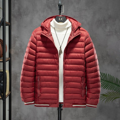 UrbanStoff | Wattierte Jacke mit Kapuze