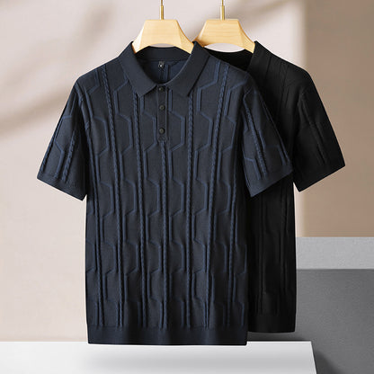 UrbanStoff | Jacquard Strickpolo