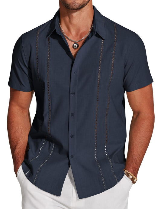 Kurzarmhemd im Hawaii-Stil