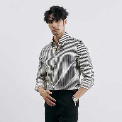 UrbanStoff | Koreanisches Gestreiftes Hemd