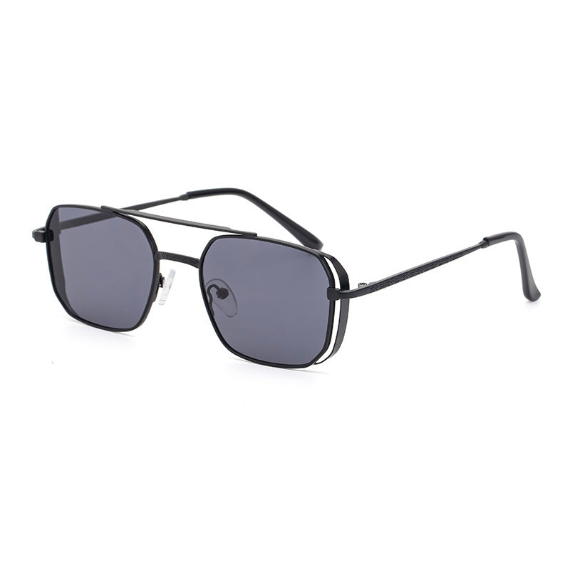 Quadratische Steampunk-Sonnenbrille