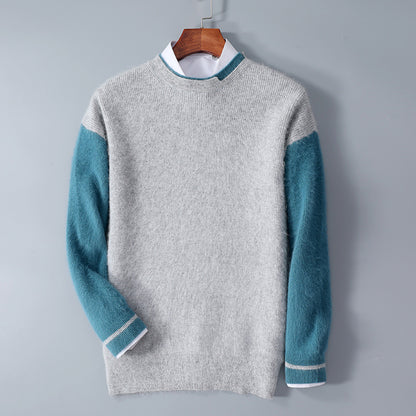UrbanStoff | Warmer Strickpullover Rundhals