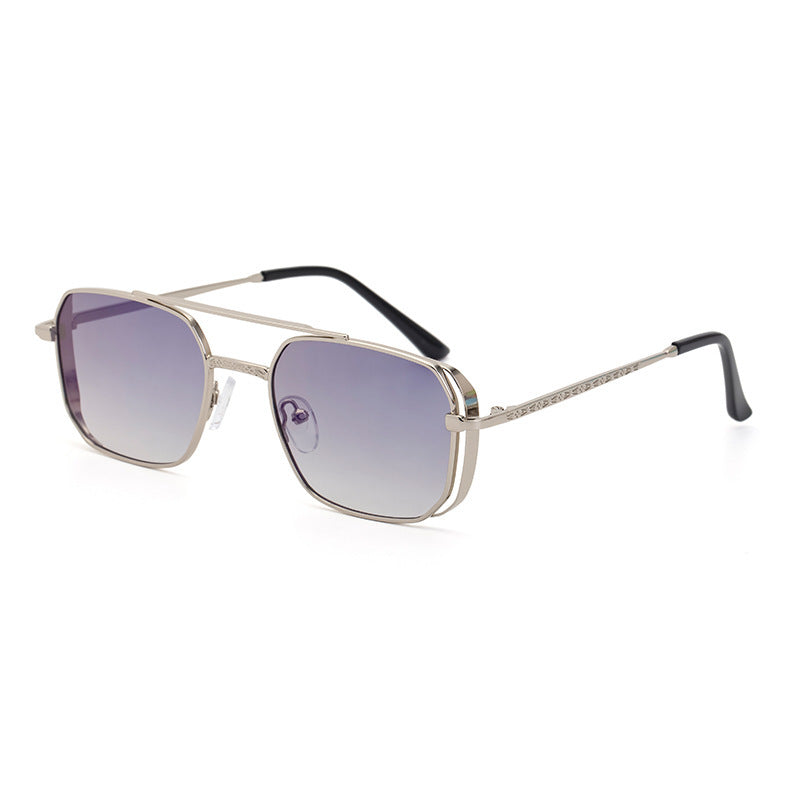 Quadratische Steampunk-Sonnenbrille
