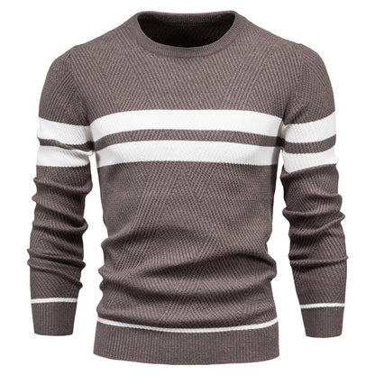 Herren Streifenpullover