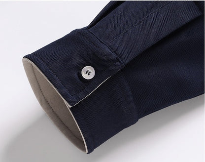 UrbanStoff | Langarm Polo-Shirt