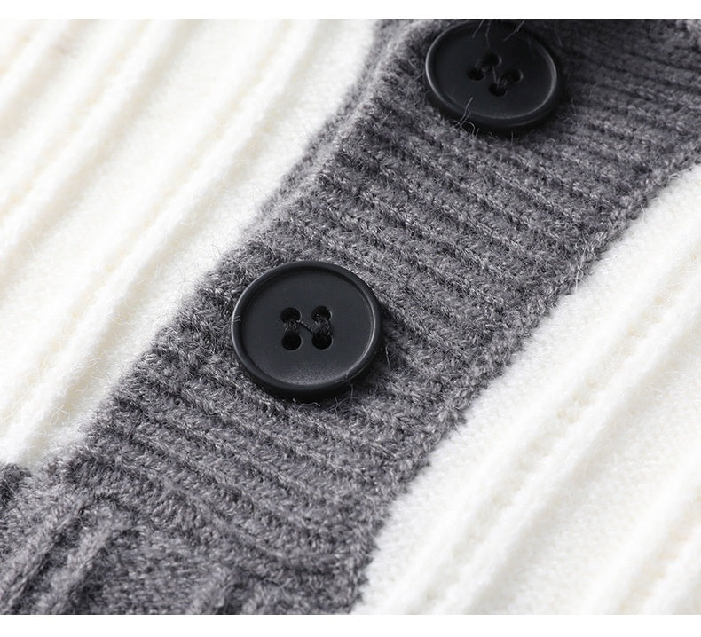 UrbanStoff | Gestreiftes Lockeres Langarmshirt