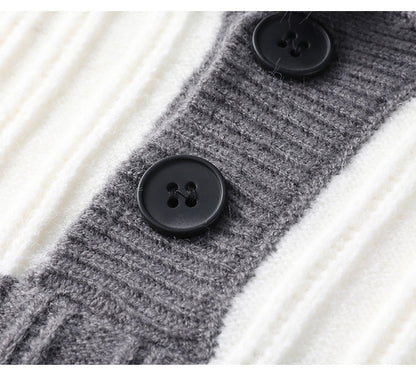 UrbanStoff | Gestreiftes Lockeres Langarmshirt