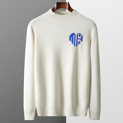 UrbanStoff | Herren Wollpullover Rundhals