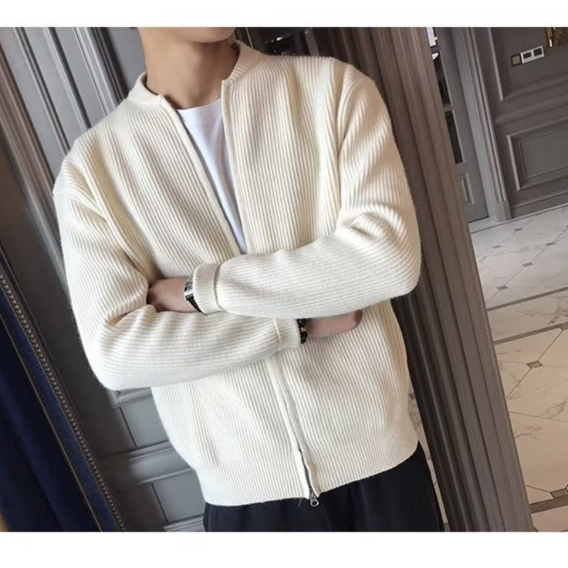 Herren Strick-Cardigan mit Slim Fit
