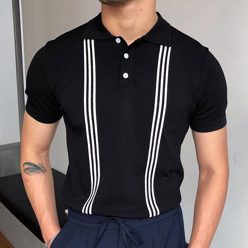 UrbanStoff | Leichtes Streifen T-Shirt