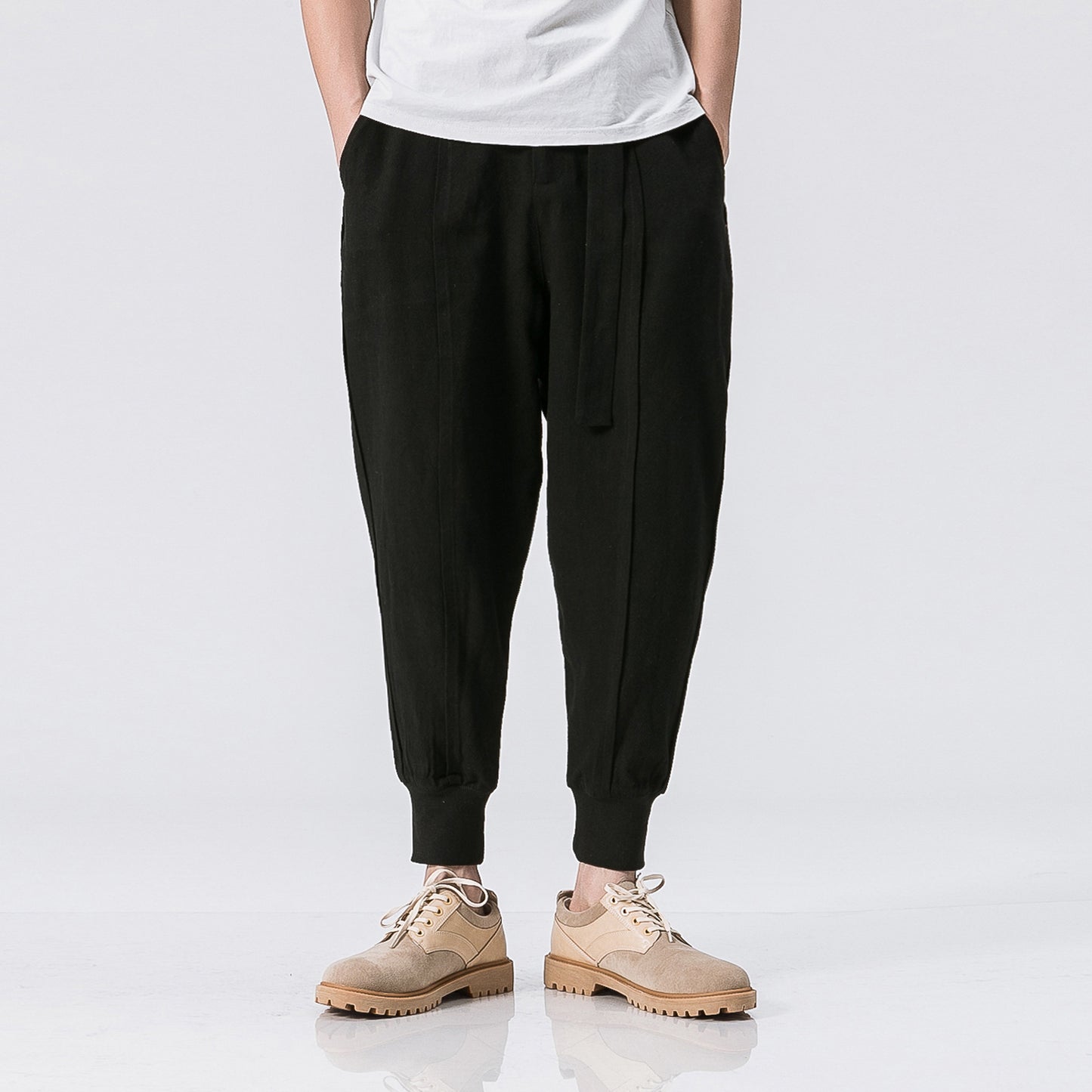 UrbanStoff | Baumwoll-Leinen Beam-Hose