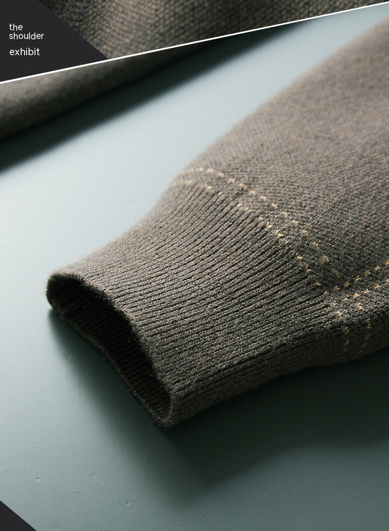 Wollmix Strickjacke mit Knöpfen
