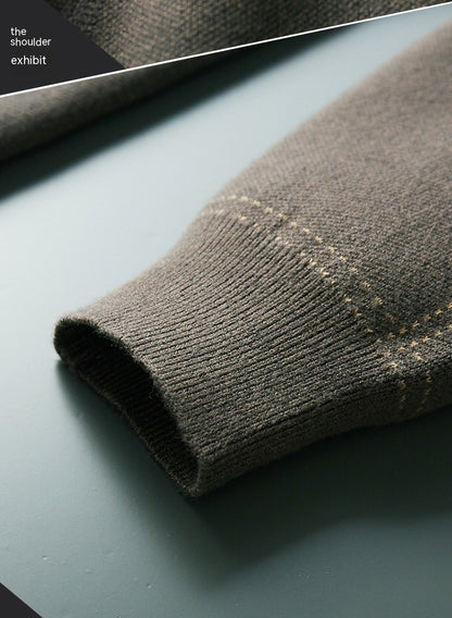 Wollmix Strickjacke mit Knöpfen