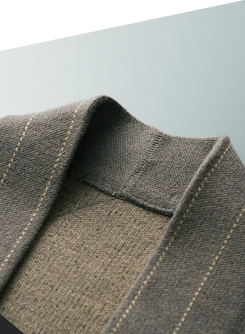 Wollmix Strickjacke mit Knöpfen