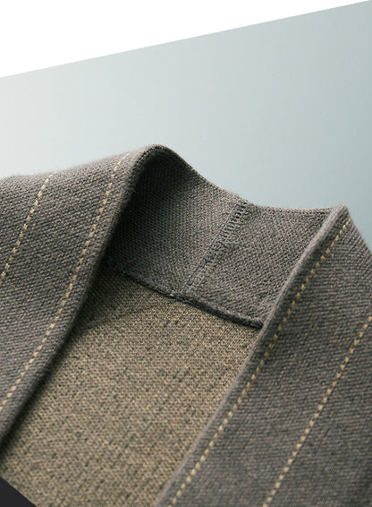 Wollmix Strickjacke mit Knöpfen