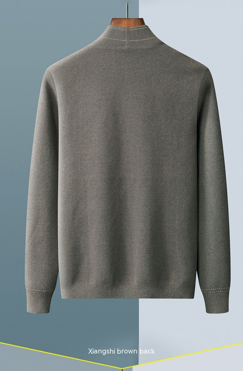 Wollmix Strickjacke mit Knöpfen