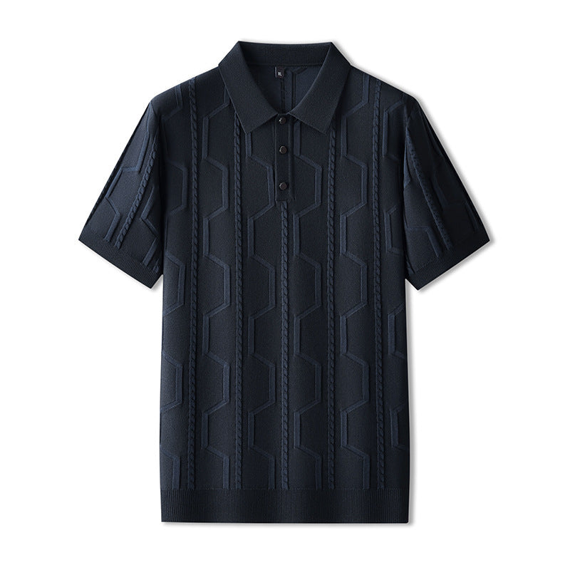 UrbanStoff | Jacquard Strickpolo