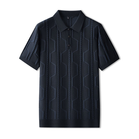 UrbanStoff | Jacquard Strickpolo