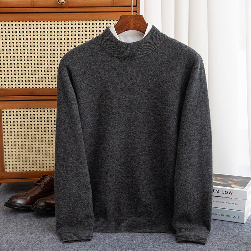 UrbanStoff | Halbkragen Wollpullover