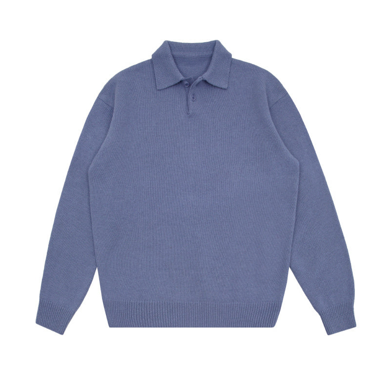 Herbstpullover mit Revers