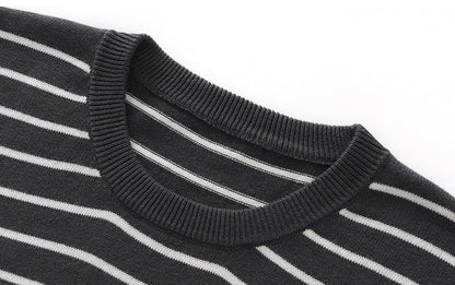 UrbanStoff | Gestreiftes Baumwoll-T-Shirt