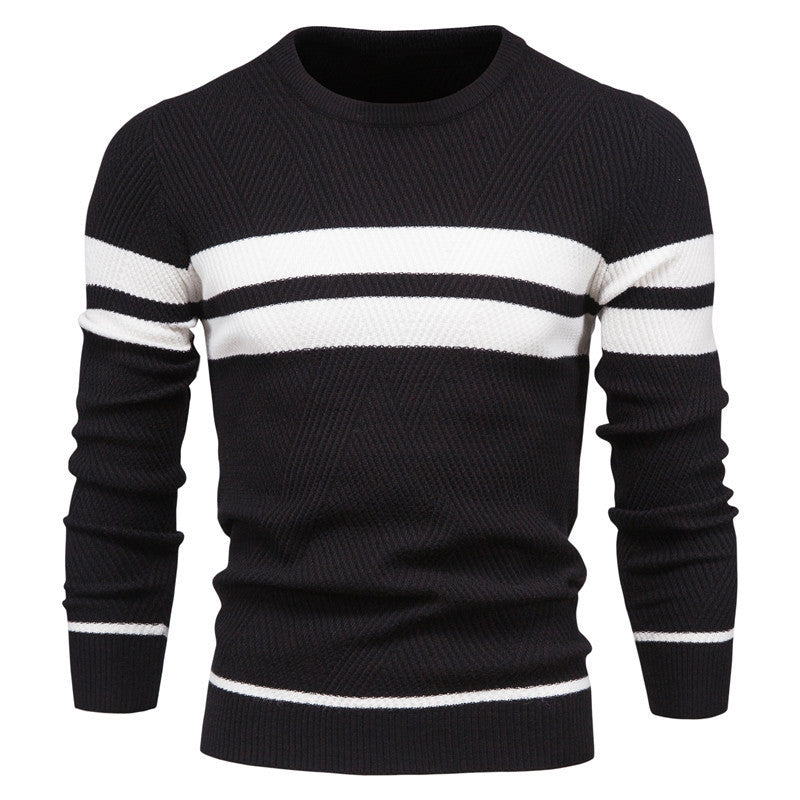 Herren Streifenpullover