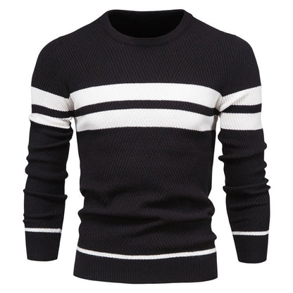 Herren Streifenpullover