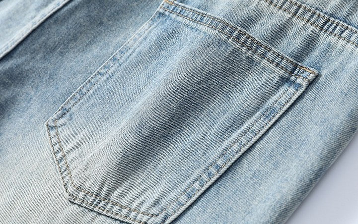 Locker Geschnittene Wide-Leg Jeans