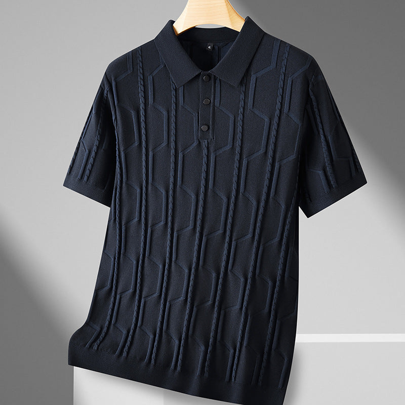 UrbanStoff | Jacquard Strickpolo