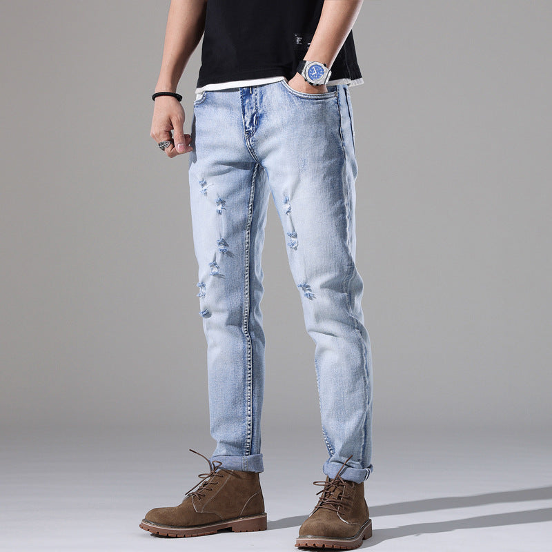 UrbanStoff | Slim-Fit Ripped-Jeans