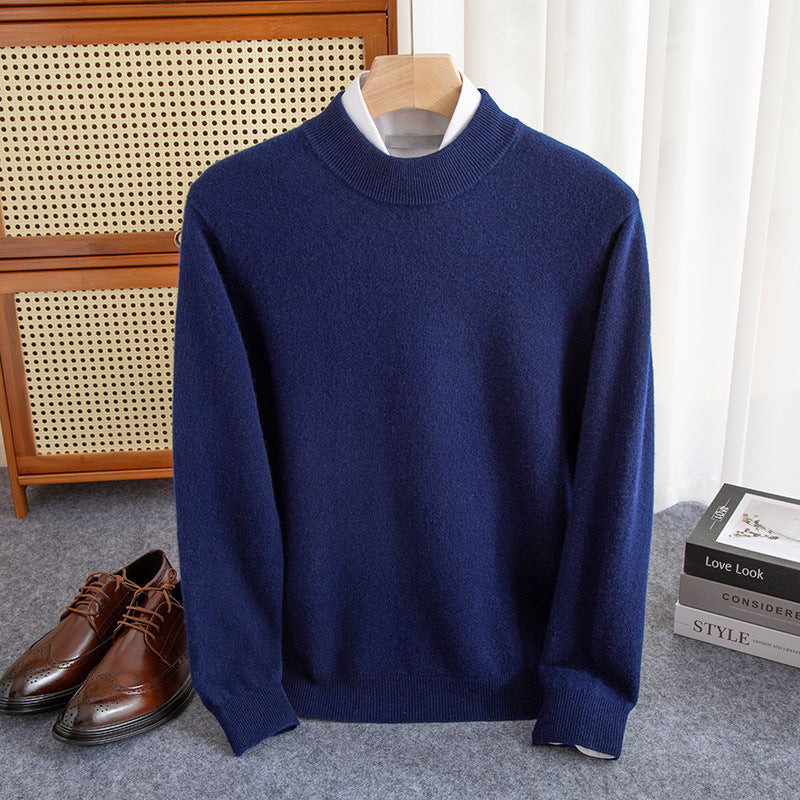 UrbanStoff | Halbkragen Wollpullover