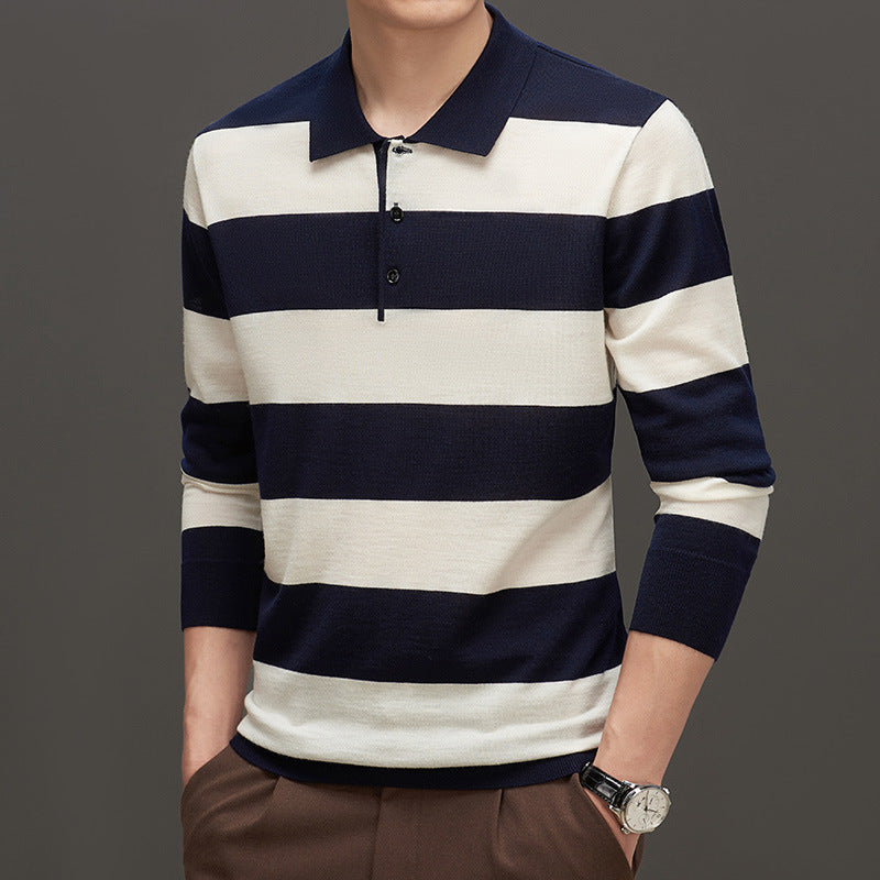 UrbanStoff | Jacquard Slim Strickpullover